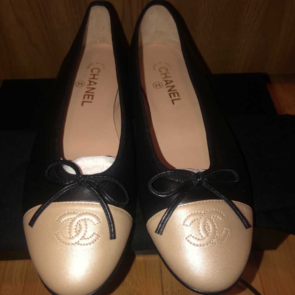Brand new Chanel leather ballet flats Sz. 40 - Picture 5 of 7